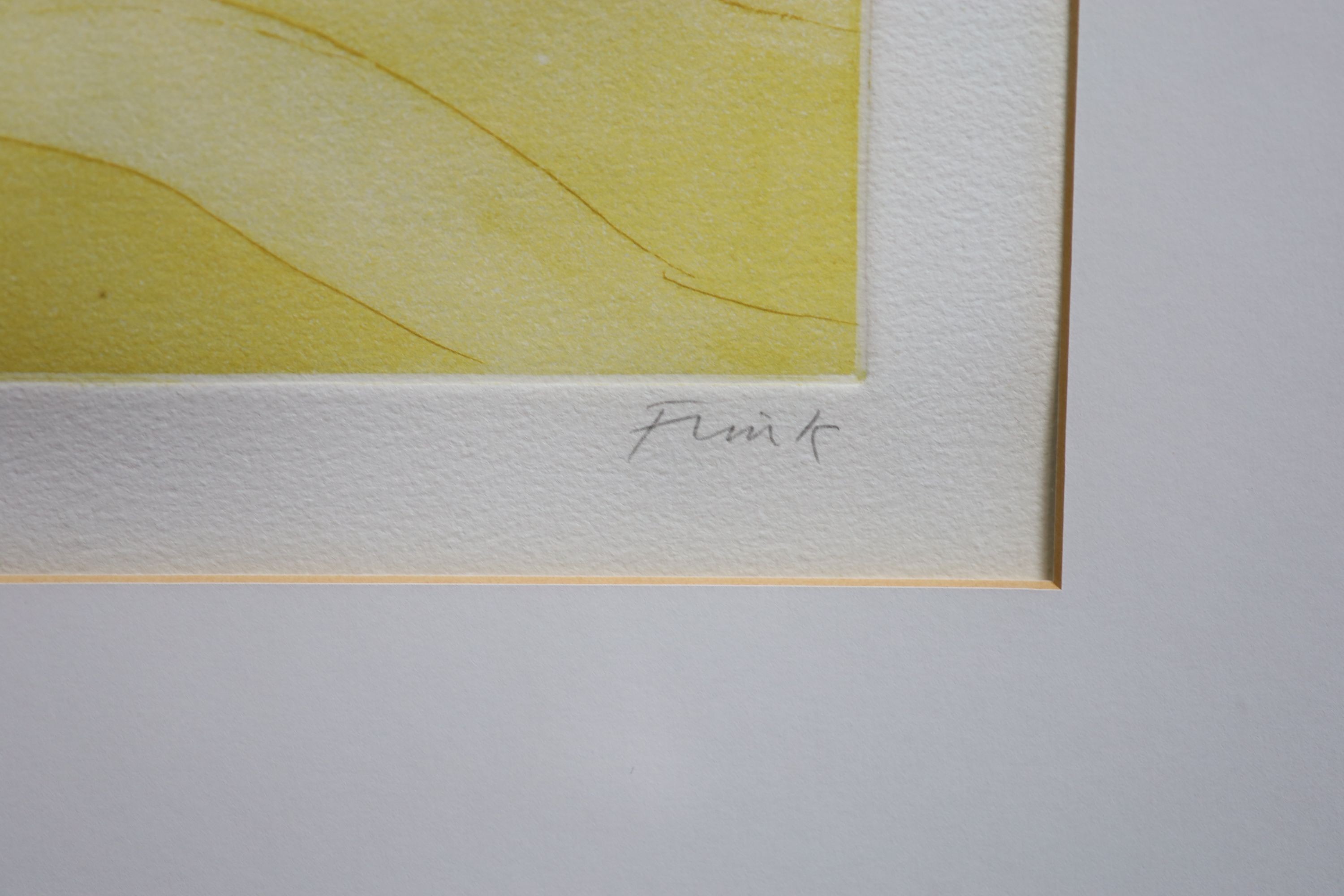 Dame Elisabeth Frink (1930-1993), Sparrow Hawk, etching and aquatint, 52 x 46cm.